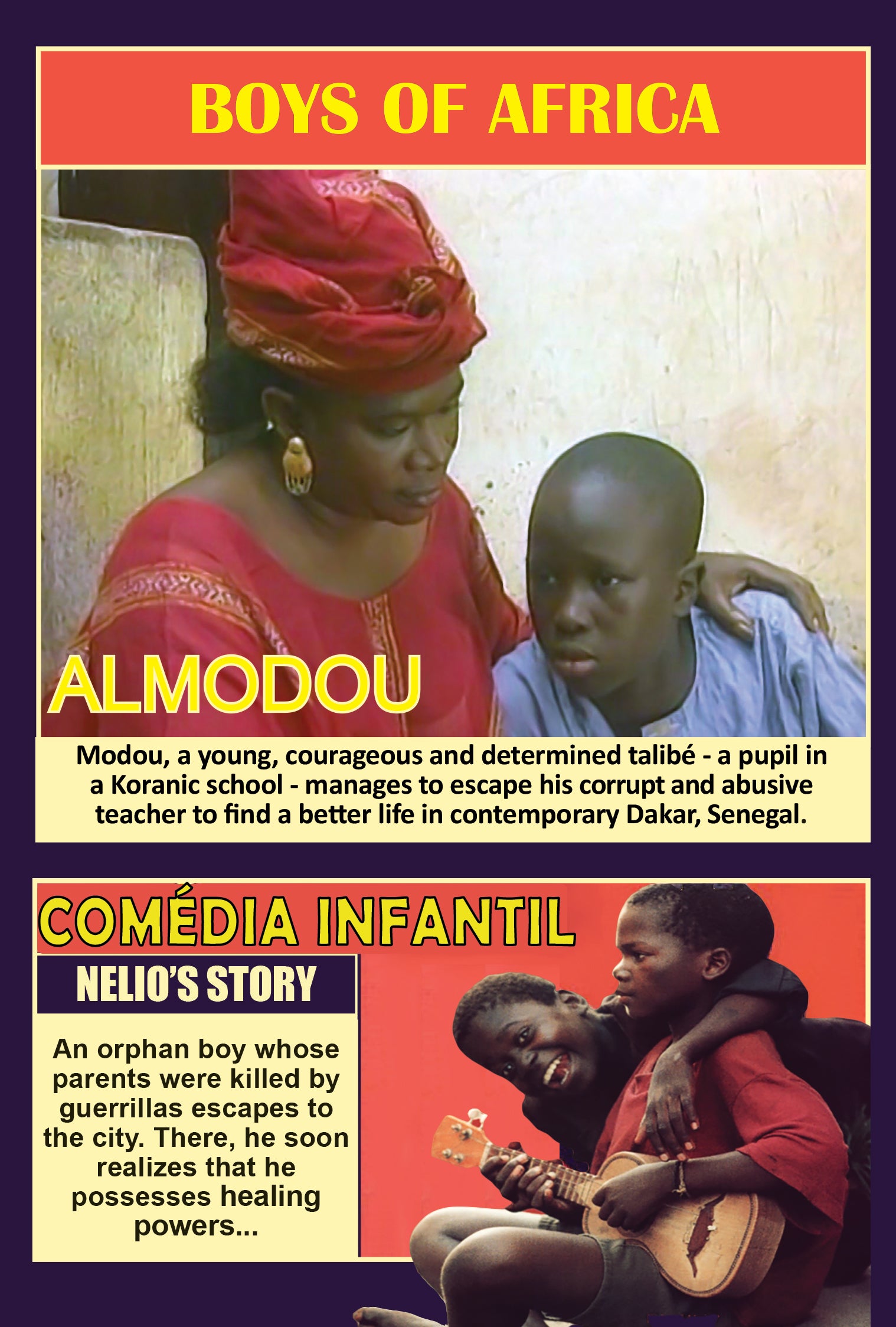 Boys of Africa: Nelio's Story & Almodou - 2 disc set