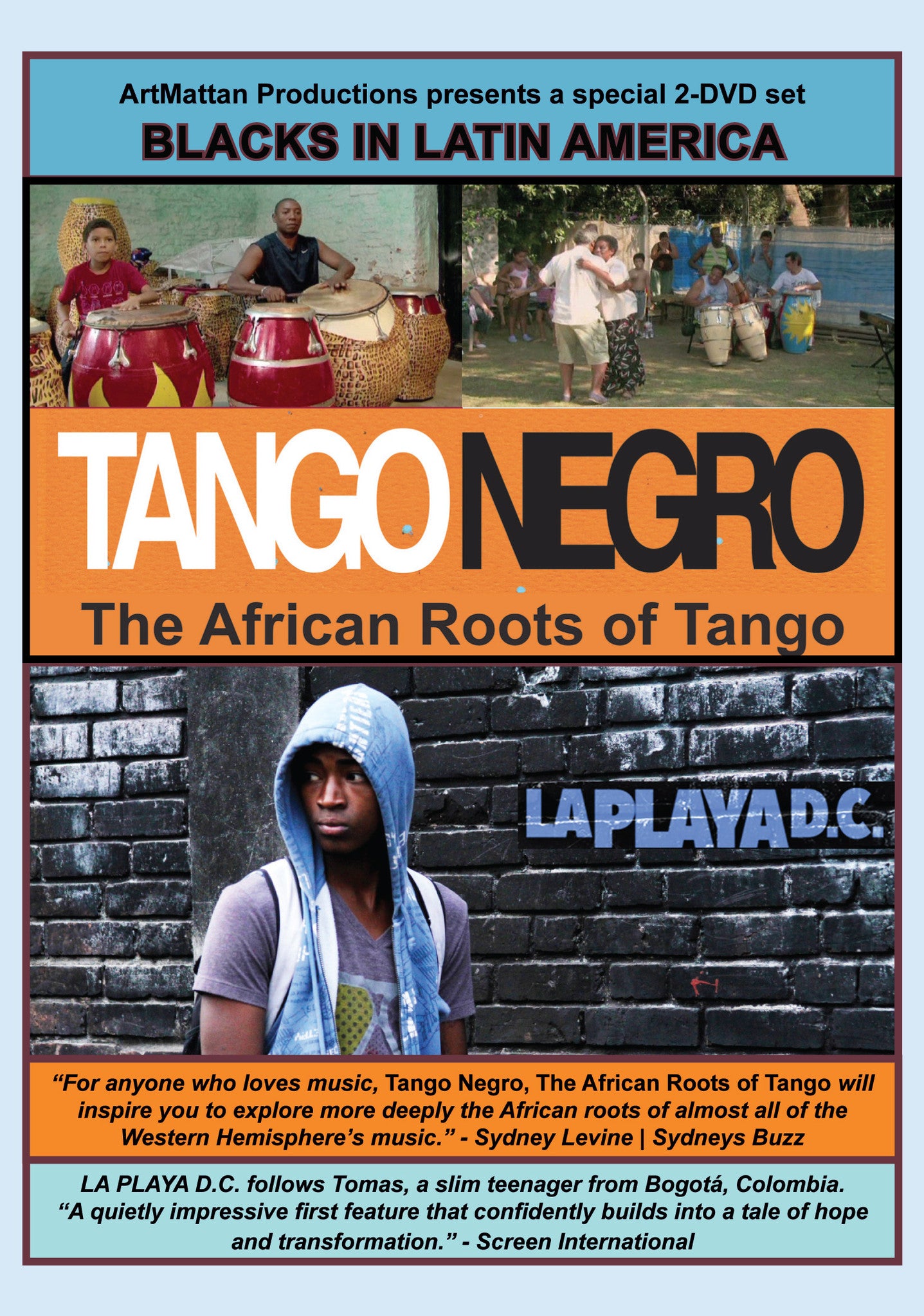 Blacks in Latin America - 2 disc set - Tango Negro: The African Roots of Tango & La Playa D.C.